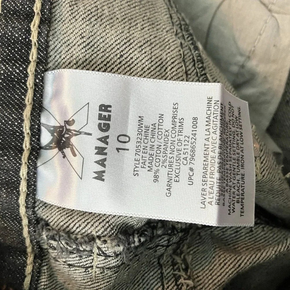 NWT Deadstock Manager Contemporary  Fit Medium Rise Y2K Style Jeans - Picture 6 of 6